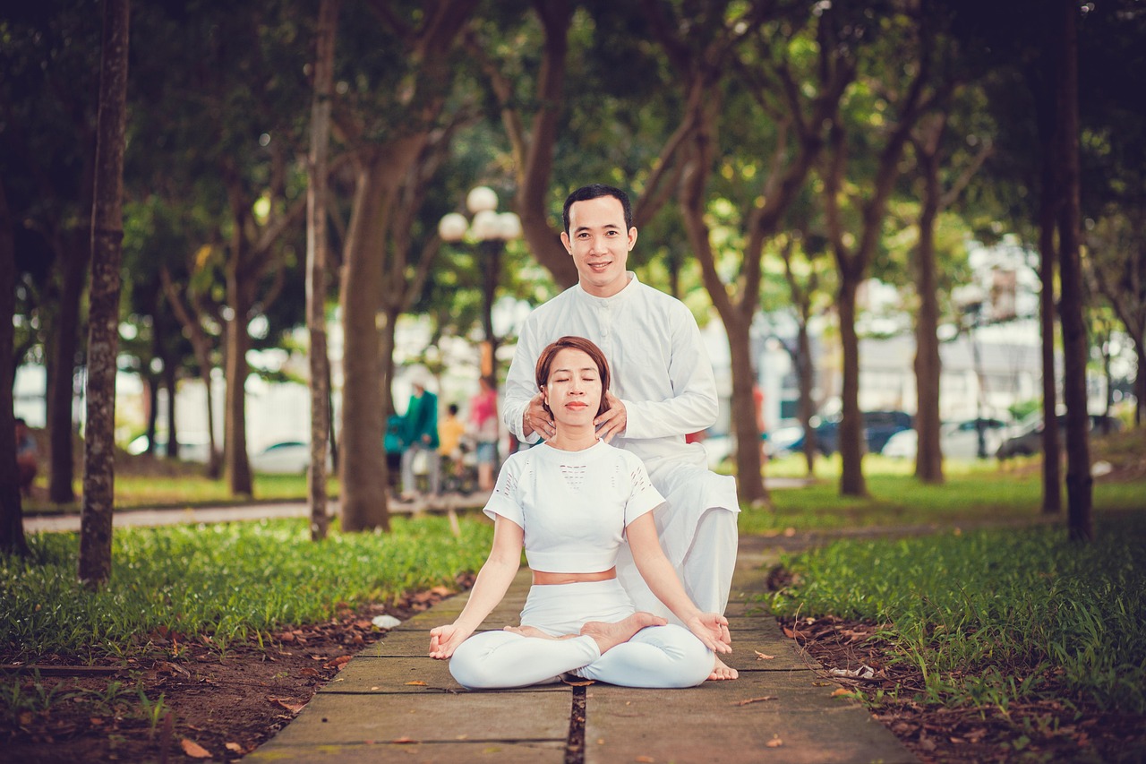 Yoga Meditation Park People 7383494